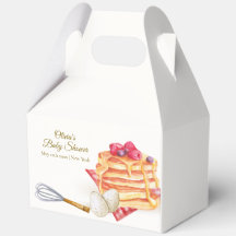 Modern Berry Pancake Egg Whisk Brunch Baby shower