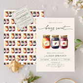 Modern Berry Sweet Summer Fruits Vrijgezellenfeest Kaart