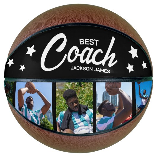 Modern Best Coach 5 Photo Basketbal (Voorkant)