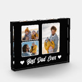 Modern Best Dad Ever Photo Collage Photo Block Fotoblokken (Links)