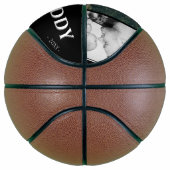 Modern Best Dad Father's Day Keepslag 3 Foto Basketbal (Rechts)