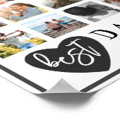 Modern Best Daddy 16 Foto Poster (Hoek)