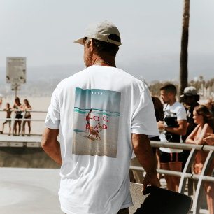 Modern Best Dog Pap Ever Portret Vaderdag T-shirt