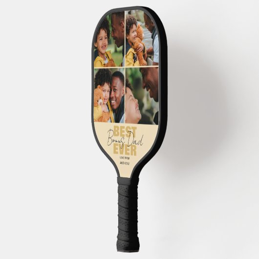 Modern Best Ever Bonus | Fotocollage Pickleball Paddle (Links)