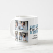 Modern Best Ever Bonus Mam | Fotocollage Koffiemok (Voorkant links)