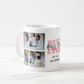 Modern Best Ever Bonus Mam | Fotocollage Koffiemok (Voorkant links)