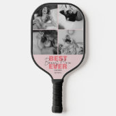 Modern Best Ever Bonus Mam | Fotocollage Pickleball Paddle (Achterkant)
