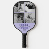 Modern Best Ever Bonus Mam | Fotocollage Pickleball Paddle (Achterkant)