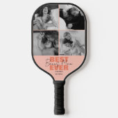 Modern Best Ever Bonus Mam | Fotocollage Pickleball Paddle (Voorkant)