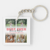 Modern Best Ever Bonus Mam | Fotocollage Sleutelhanger (Achterkant)