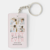 Modern Best Ever Bonus Mam | Fotocollage Sleutelhanger (achterkant)