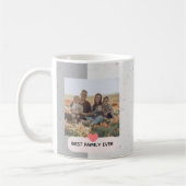 Modern Best Family Ever Photo Coffee Mug Gift Koffiemok (Links)