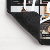 Modern best friends 12 custom photo collage love muismat (Hoek)