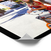 Modern BEST FRIENDS FOREVER 9 Photo Collage Names Poster (Hoek)