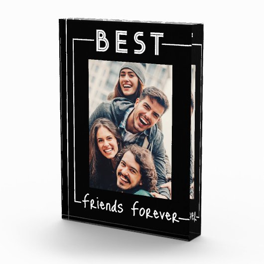 Modern Best Friends Forever Besties BFF Fotoblokken (Rechts)