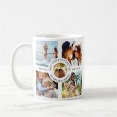 Modern Best Friends Forever Foto Collage | Bestie Koffiemok (Links)