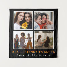 Modern Best Friends Forever Foto Collage | Bestie