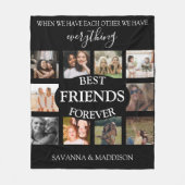 Modern | Best Friends Forever | Foto Collage Fleece Deken (Voorkant)