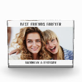 Modern Best Friends Forever Photo Block Fotoblokken (Voorkant)