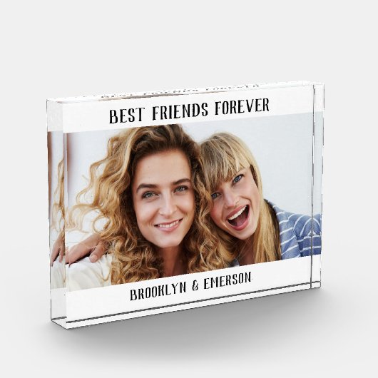 Modern Best Friends Forever Photo Block Fotoblokken (Links)