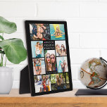 Modern BEST FRIENDS FOREVER Photo Collage Black Fotoplaat<br><div class="desc">Show uw Bestie hoe speciaal zij voor u is door haar een collage van het keepaardfotogeheugen van 9 van uw favoriete afbeeldingen samen te maken die deze gemakkelijk-aan-upload sjabloon van de fotocollage op een douane kleurenrandplak (aangetoond in zwart) met een editable klassieke titel BEST FRIENDS FOREVER en met uw namen...</div>