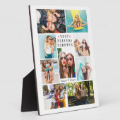 Modern BEST FRIENDS FOREVER Photo Collage White Fotoplaat (Zijkant)