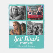 Modern Best Friends Foto | BLAUWGROEN Fleece Deken (Voorkant)