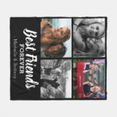 Modern Best Friends Foto Fleece Deken (Voorkant (Horizontaal))