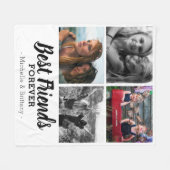 Modern Best Friends Foto Fleece Deken (Voorkant (Horizontaal))