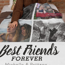 Modern Best Friends Foto Fleece Deken