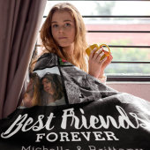 Modern Best Friends Foto Fleece Deken
