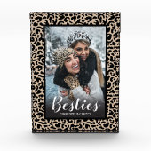 Modern Best Friends Leopard Print Fotoblokken (Voorkant)