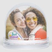 Modern Best Friends Photo and Name  Sneeuwbol (Voorkant)