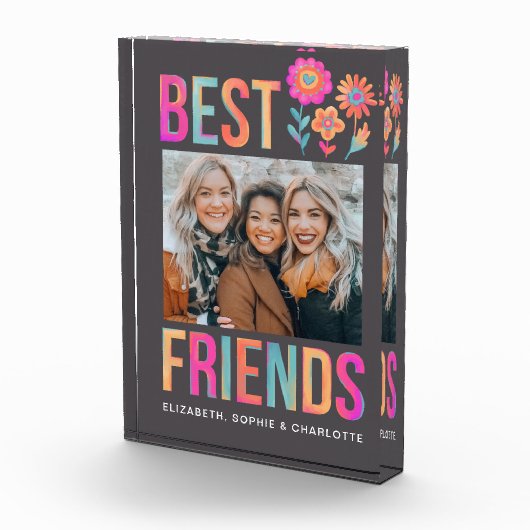 Modern Best Friends Photo Block Fotoblokken (Rechts)