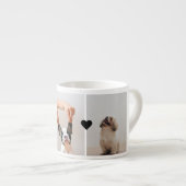 Modern Best Fur Mam Ever | Dog Photo Espresso Kop (Voorkant rechts)