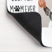 Modern Best Fur Mam Ever | Dog Photo Muismat (Hoek)