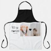 Modern Best Fur Mam Ever | Dog Photo Schort (Voorkant)