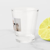 Modern Best Fur Mam Ever | Dog Photo Shot Glas (Rechts)