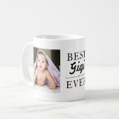 Modern Best Gigi Ever Photo Koffiemok (Voorkant links)