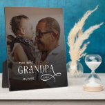 Modern Best GrandPa Ever Photo Personalized Fotoplaat<br><div class="desc">Celebrate grandpa with a timeless and heartfelt keepsake — the Modern Best Grandpa Ever Photo Personalized Plaque. Featuring your favorite photo paired with a clean, modern “Best Grandpa Ever” message, this premium plaque turns cherished memories into stylish display décor grandpa will treasure every day. Crafted with high-quality materials, crisp printing,...</div>