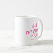 Modern Best Mam Ever Kinder Name Script Koffiemok (Voorkant rechts)