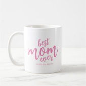 Modern Best Mam Ever Kinder Name Script Koffiemok (Links)