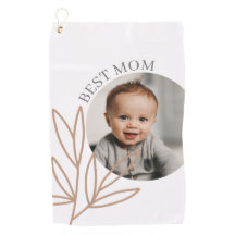 Modern Best Mam Moederdag Foto Golf Towel