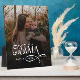 Modern Best Mama Ever Photo Mothers Day Gifts Fotoplaat
