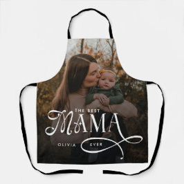 Modern Best Mama Ever Photo Mothers Day Gifts Schort