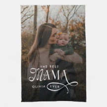Modern Best Mama Ever Photo Mothers Day Gifts
