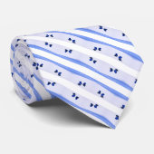 Modern Best Man Armani Satijnen Patroon Stropdas (Opgerold)