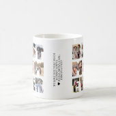 Modern BEST MOM EVER 11 Photo Collage Moederdag Koffiemok (Center)