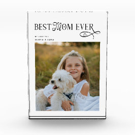 Modern Best Mom Ever Photo Mothers Day Gifts Fotoblokken