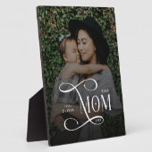 Modern Best Mom Ever Photo Mothers Day Gifts Fotoplaat (Zijkant)